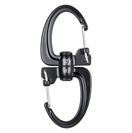 Фото №0 Карабин аксессуарный Nite Ize S Biner 360 Locking Dual Carabiner, размер 3 Черный
