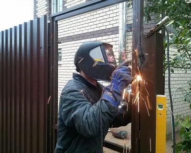 фото Сварочные работы навесы