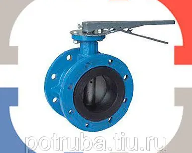 фото Затвор дисковый DN 100 AISI 304 трехпозиционный c/c