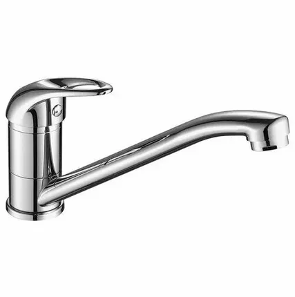 Фото №0 Дисма Смеситель для кухни Fashun гибкий излив, хром,черный A43127-7