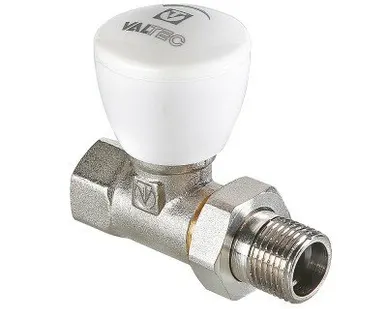 фото Вентиль д/радиатора VALTEC прямой ручной рег. 3/4"(6/48)