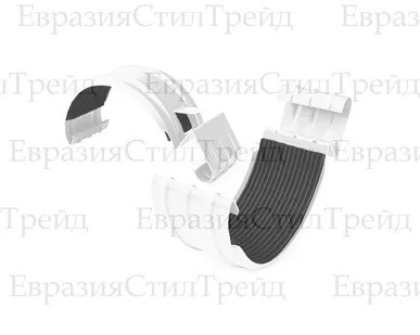 фото Соединитель желоба D125 OSNO | RAL 9003 Сигнальный белый