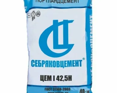 фото Цемент М 500 Д0 (40 кг ) (1п - 35 шт)