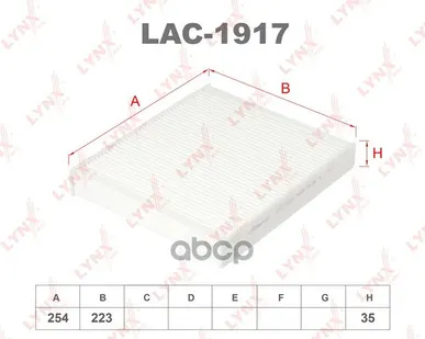 фото Фильтр Салона LYNXauto арт. LAC1917