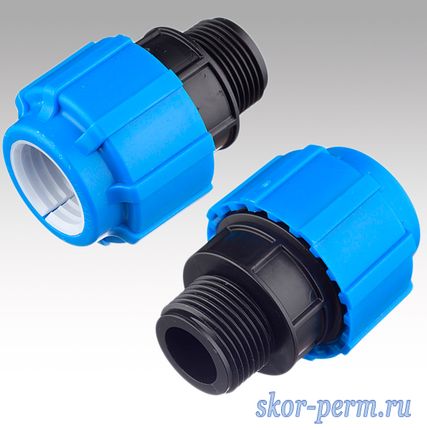 Фото №0 Муфта НР 63х1 1/2&quot; ПНД
