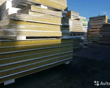 фото Сэндвич-панель минвата 150 мм 3,89 м