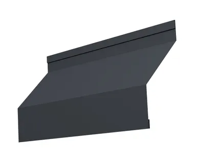 фото Ламель жалюзи Milan 0,5 Quarzit с пленкой RAL 7024 мокрый асфальт