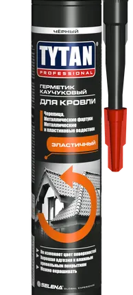 Фото №0 Герметик кровельный каучуковый бесцветный Tytan Professional 310мл 91455