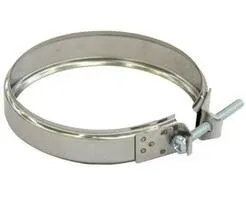 фото Хомут обжимной (диаметр 230 мм.) нерж 0,5 мм AISI 430