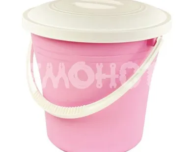 фото Ведро пласт 10л с крышкой (М374) (1/10)