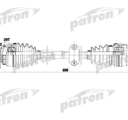 Фото №0 PDS0432 Полуось