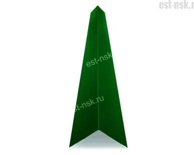 фото Планка конька плоского 150х150х2000 MATT RAL 6005