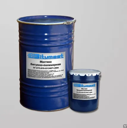 Фото №0 Мастика битумно-полимерная МБП-Г/Шм75 Bitumast