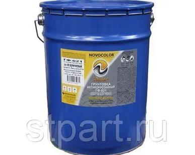 фото Грунт ГФ-021 красно-кор/серый быстросохнущий 25 кг