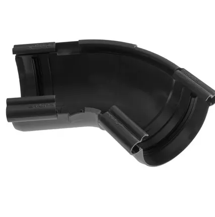 Фото №0 ГРАФИТ Угол жёлоба 120-145* ПВХ колл. ЭЛИТ 8шт/уп АЛЬТА-ПРОФИЛЬ