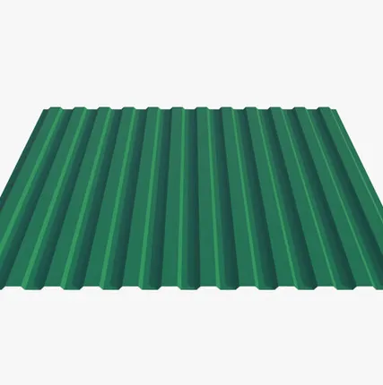 Фото №0 Профнастил Н10.40 0.47-0.50 мм RAL 6029, Зеленая мята