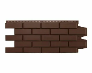 фото Фасадная панель GL Клинкерный кирпич коричневый