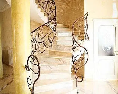 фото Кованые перила для лестницы "Велис", арт. К.Л.Ф.1