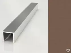 фото ПИ-профиль алюминиевый /RAL 8025/ 3м