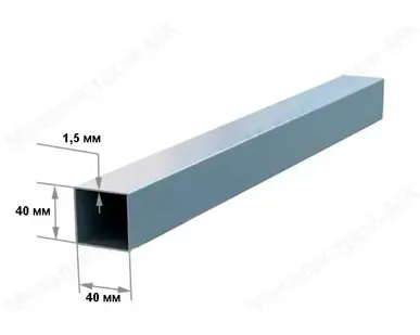 фото Труба профильная 40х40х1.5 (6м)