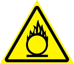 фото Наклейка "Пожароопасно, окислитель"