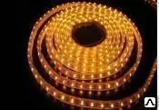 фото 9,6 Вт/м Светодиодная лента SMD3528 открытая (IP33) Цвет Желтый 12V