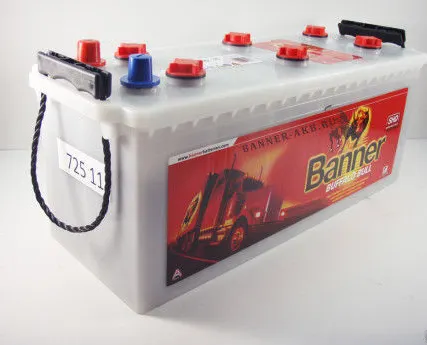 Фото №0 Аккумулятор Banner 725 11, 225 а/ч, 1050 А для автобусов