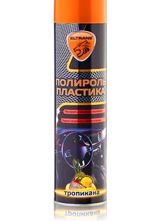 Фото №0 Полироль пластика "Тропикана" (аэрозоль) - 0,4 л. /16