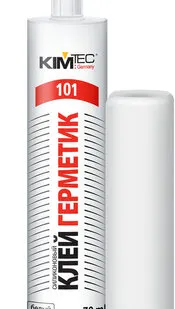 фото KIM TEC 101Е Герметик силиконовый белый 70мл (02-01-41)