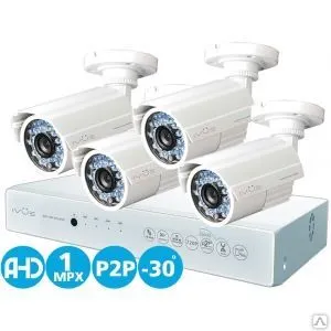 фото Комплект видеонаблюдения ahd 1 mpx дача 4+4 ivue ivue-d5004 ahc-b4
