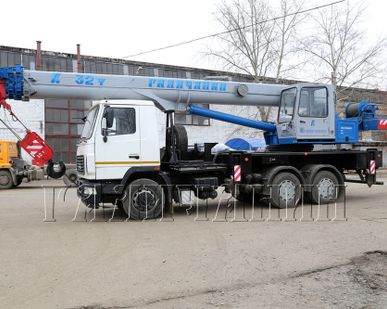 фото Автокран Галичанин КС-55729B на шасси МАЗ-6312 (32 тн.)
в