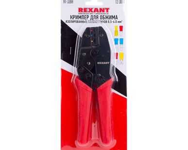 фото Кримпер для обжима автоклемм изолированных 0.5-6.0кв.мм (ht-301 H) Rexant 12-3014