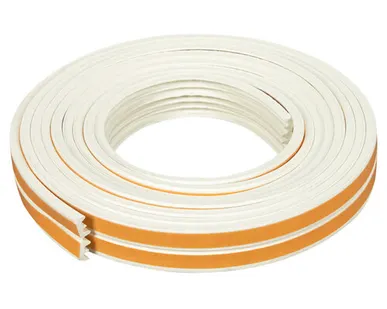 фото Уплотнитель для окон и дверей "УДАРНИК" E-профиль (9*4мм) 6м белый