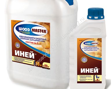 фото Иней отбеливающий и защитный комплекс №1 для древесины 10кг/2