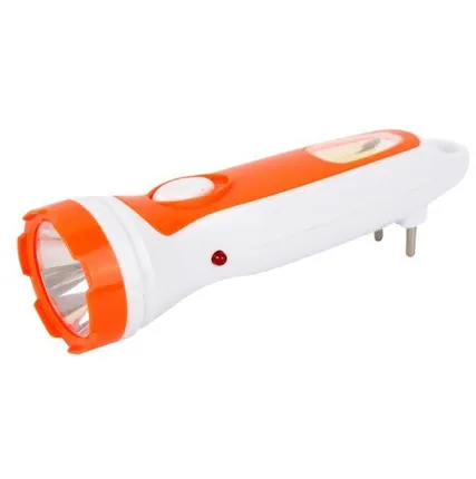 Фото №0 Фонарь аккумуляторный LED3860 220В бел. /оранж. 1+COB LED 2 реж. SLA пластик Ultraflash 14249
