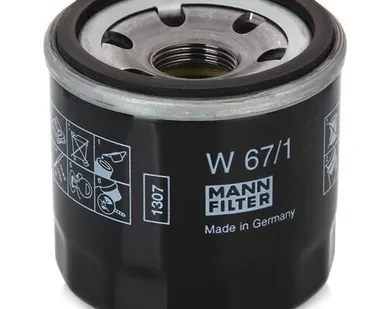 фото Масляный фильтр MANNFILTER W67 1