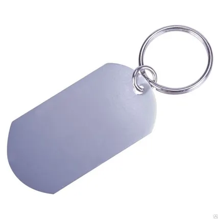 Фото №0 Брелок Tag, серебристый