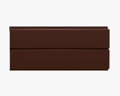 фото Сайдинг Фасадная панель «Софит» 0.45 мм RAL 3009, Коррида