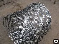 фото ЕГОЗА 500-50-5 СББ (спиральный барьер безопасности) колючая проволока ЕГОЗА