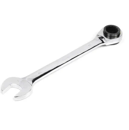 Фото №0 Ключ 3 в 1 комбинированный трещоточный реверсивный 46х50-48 хром HORTZ