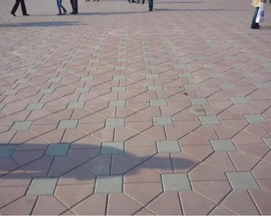 фото Тротуарная плитка Шапка Мономаха