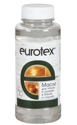 Фото №0 Масло для защиты полок Сауна 0,25 л бесцветный Eurotex
