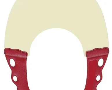 фото Y.S.Park Защитные воротнички 0.6 мм YS-NF06 натуральный/красный 1 шт.