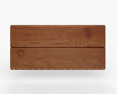 фото Сайдинг Металлический сайдинг «Евробрус» покрытие 3D свет Дерево Россия, 0.45-0.5 мм