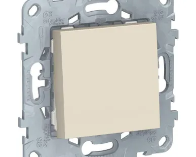 фото Механизм выключателя 1-кл. 2мод. СП Unica New IP21 (сх. 1) 250В 10AX беж. SchE NU520144