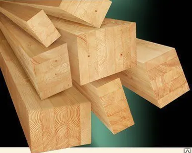 фото Брус клееный строганный 78х185 мм 3 м ель А