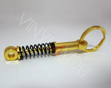 фото Брелок стойка золотая/черная