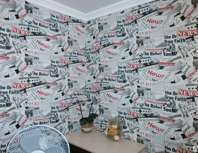 фото Поклейка обоев