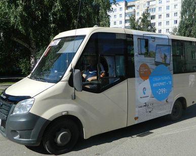 фото Реклама на маршрутке Хендай медиаборт 5 кв.м 2 месяца