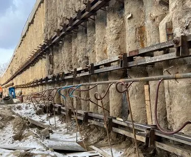 фото Бурокасательные сваи